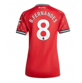 Manchester United Bruno Fernandes #8 Hjemmebanetrøje Dame 2025-26 Kort ærmer