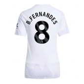 Manchester United Bruno Fernandes #8 Udebanetrøje Dame 2025-26 Kort ærmer
