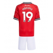 Manchester United Bryan Mbeumo #19 Hjemmebanetrøje Børn 2025-26 Kort ærmer (+ bukser)