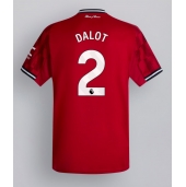 Manchester United Diogo Dalot #2 Hjemmebanetrøje 2025-26 Kort ærmer