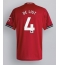 Manchester United Matthijs de Ligt #4 Hjemmebanetrøje 2025-26 Kort ærmer