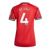 Manchester United Matthijs de Ligt #4 Hjemmebanetrøje Dame 2025-26 Kort ærmer