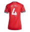 Manchester United Matthijs de Ligt #4 Hjemmebanetrøje Dame 2025-26 Kort ærmer
