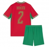 Marokko Achraf Hakimi #2 Hjemmebanetrøje Børn VM 2026 Kort ærmer (+ bukser)