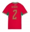 Marokko Achraf Hakimi #2 Hjemmebanetrøje Dame VM 2026 Kort ærmer