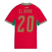 Marokko Ayoub El Kaabi #20 Hjemmebanetrøje Dame VM 2026 Kort ærmer