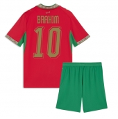 Marokko Brahim Diaz #10 Hjemmebanetrøje Børn VM 2026 Kort ærmer (+ bukser)