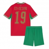 Marokko Youssef En-Nesyri #19 Hjemmebanetrøje Børn VM 2026 Kort ærmer (+ bukser)