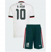 Mexico Alexis Vega #10 Udebanetrøje Børn VM 2026 Kort ærmer (+ bukser)