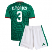 Mexico Cesar Montes #3 Hjemmebanetrøje Børn VM 2026 Kort ærmer (+ bukser)