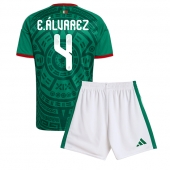 Mexico Edson Alvarez #4 Hjemmebanetrøje Børn VM 2026 Kort ærmer (+ bukser)
