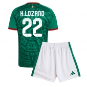 Mexico Hirving Lozano #22 Hjemmebanetrøje Børn VM 2026 Kort ærmer (+ bukser)