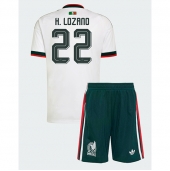 Mexico Hirving Lozano #22 Udebanetrøje Børn VM 2026 Kort ærmer (+ bukser)