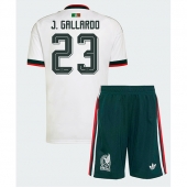 Mexico Jesus Gallardo #23 Udebanetrøje Børn VM 2026 Kort ærmer (+ bukser)