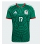 Mexico Orbelin Pineda #17 Hjemmebanetrøje VM 2026 Kort ærmer