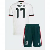 Mexico Orbelin Pineda #17 Udebanetrøje Børn VM 2026 Kort ærmer (+ bukser)