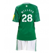Newcastle United Joe Willock #28 Udebanetrøje Børn 2025-26 Kort ærmer (+ bukser)