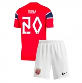 Norge Antonio Nusa #20 Hjemmebanetrøje Børn VM 2026 Kort ærmer (+ bukser)