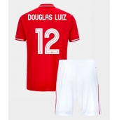 Nottingham Forest Douglas Luiz #12 Hjemmebanetrøje Børn 2025-26 Kort ærmer (+ bukser)