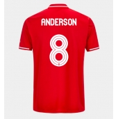 Nottingham Forest Elliot Anderson #8 Hjemmebanetrøje 2025-26 Kort ærmer