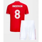 Nottingham Forest Elliot Anderson #8 Hjemmebanetrøje Børn 2025-26 Kort ærmer (+ bukser)