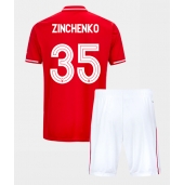 Nottingham Forest Oleksandr Zinchenko #35 Hjemmebanetrøje Børn 2025-26 Kort ærmer (+ bukser)