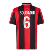OGC Nice Hicham Boudaoui #6 Hjemmebanetrøje 2025-26 Kort ærmer