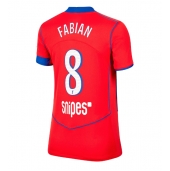 Paris Saint-Germain Fabian Ruiz #8 Tredje trøje Dame 2025-26 Kort ærmer