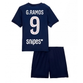 Paris Saint-Germain Goncalo Ramos #9 Hjemmebanetrøje Børn 2025-26 Kort ærmer (+ bukser)