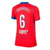 Paris Saint-Germain Illia Zabarnyi #6 Tredje trøje Dame 2025-26 Kort ærmer