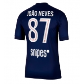 Paris Saint-Germain Joao Neves #87 Hjemmebanetrøje 2025-26 Kort ærmer