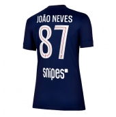 Paris Saint-Germain Joao Neves #87 Hjemmebanetrøje Dame 2025-26 Kort ærmer