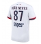 Paris Saint-Germain Joao Neves #87 Udebanetrøje 2025-26 Kort ærmer