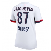 Paris Saint-Germain Joao Neves #87 Udebanetrøje Dame 2025-26 Kort ærmer