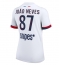 Paris Saint-Germain Joao Neves #87 Udebanetrøje Dame 2025-26 Kort ærmer