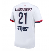 Paris Saint-Germain Lucas Hernandez #21 Udebanetrøje 2025-26 Kort ærmer