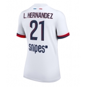 Paris Saint-Germain Lucas Hernandez #21 Udebanetrøje Dame 2025-26 Kort ærmer