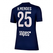Paris Saint-Germain Nuno Mendes #25 Hjemmebanetrøje Dame 2025-26 Kort ærmer