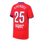 Paris Saint-Germain Nuno Mendes #25 Tredje trøje 2025-26 Kort ærmer