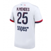 Paris Saint-Germain Nuno Mendes #25 Udebanetrøje 2025-26 Kort ærmer