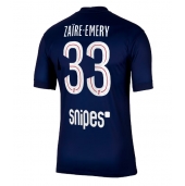 Paris Saint-Germain Warren Zaire-Emery #33 Hjemmebanetrøje 2025-26 Kort ærmer