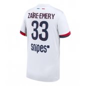 Paris Saint-Germain Warren Zaire-Emery #33 Udebanetrøje 2025-26 Kort ærmer