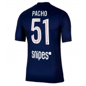 Paris Saint-Germain Willian Pacho #51 Hjemmebanetrøje 2025-26 Kort ærmer