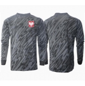 Polen Målmand Udebanetrøje EM 2024 Lange ærmer