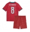 Portugal Bruno Fernandes #8 Hjemmebanetrøje Børn VM 2026 Kort ærmer (+ bukser)