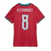 Portugal Bruno Fernandes #8 Hjemmebanetrøje Dame VM 2026 Kort ærmer