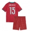 Portugal Joao Neves #15 Hjemmebanetrøje Børn VM 2026 Kort ærmer (+ bukser)