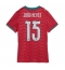Portugal Joao Neves #15 Hjemmebanetrøje Dame VM 2026 Kort ærmer