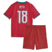 Portugal Pedro Neto #18 Hjemmebanetrøje Børn VM 2026 Kort ærmer (+ bukser)