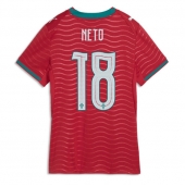 Portugal Pedro Neto #18 Hjemmebanetrøje Dame VM 2026 Kort ærmer